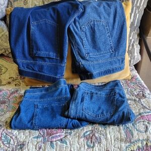 No Nonsense Package 4/ Excellent Pre-owned Condition Denim Capris/Leggings Sz L